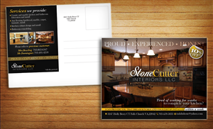 My Stonecutter Interiors llc fliers project | Diseño de Postal por alessandroevge