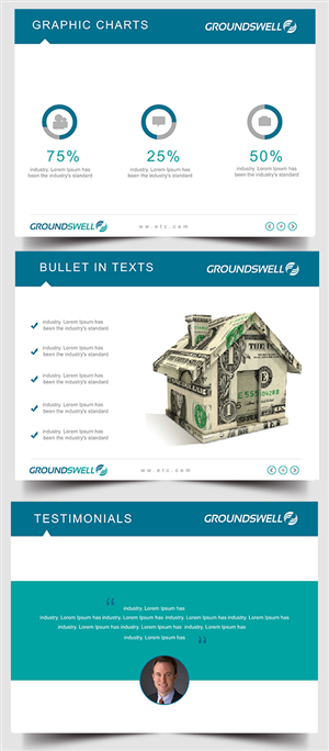 Corporate PowerPoint design for edtech focused on developing world / emerging markets