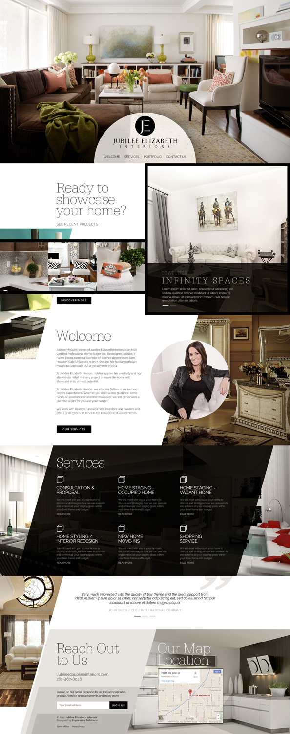 Diseño Web por Impressive Solutions para este proyecto | Diseño #5569914