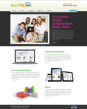 Web Design by Mayank Patel for KCT | Design: #1547187