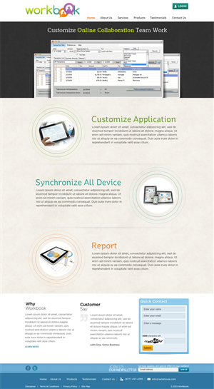 Web Design by ShreejiAkshar for KCT | Design: #1564280