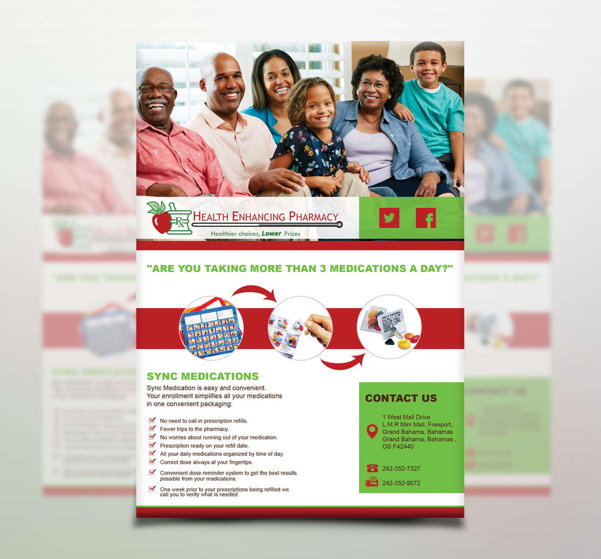 Flyer Design by rAmjhu for Health Enhancing Pharmacy | Design #5603371
