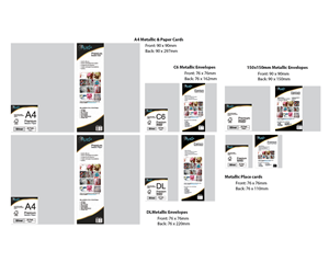 La Carta A4 paper and card metallic new packaging  | Diseño de Empaque por rpunsL
