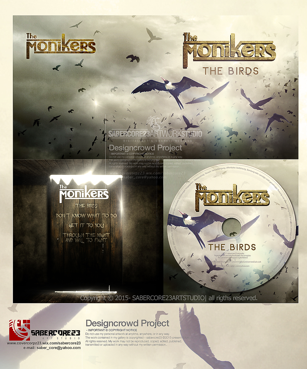 CD-Cover-Design von Sabercore23DesignStudio für dieses Projekt | Design #5584085