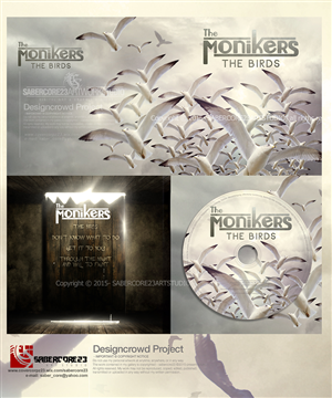 Indie rock band 'The Monikers' need cd cover design | CD-Cover-Design von Sabercore23DesignStudio