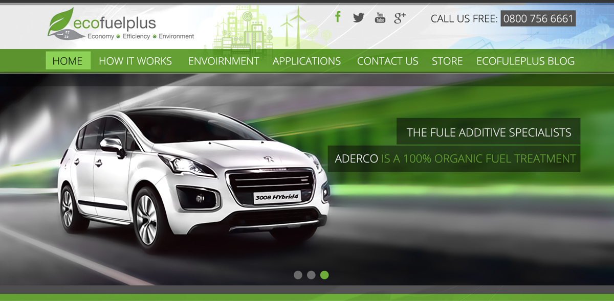 Wordpress Design by Innovatorsweb for Eco Fuel Plus Limited | Design #5583241