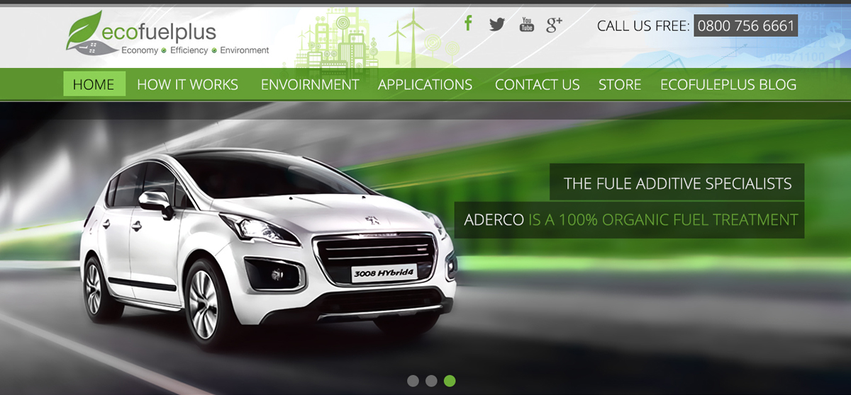 Wordpress Design by Innovatorsweb for Eco Fuel Plus Limited | Design #5598885