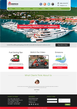 Wordpress Design by webxvision for Eco Fuel Plus Limited | Design: #5635301