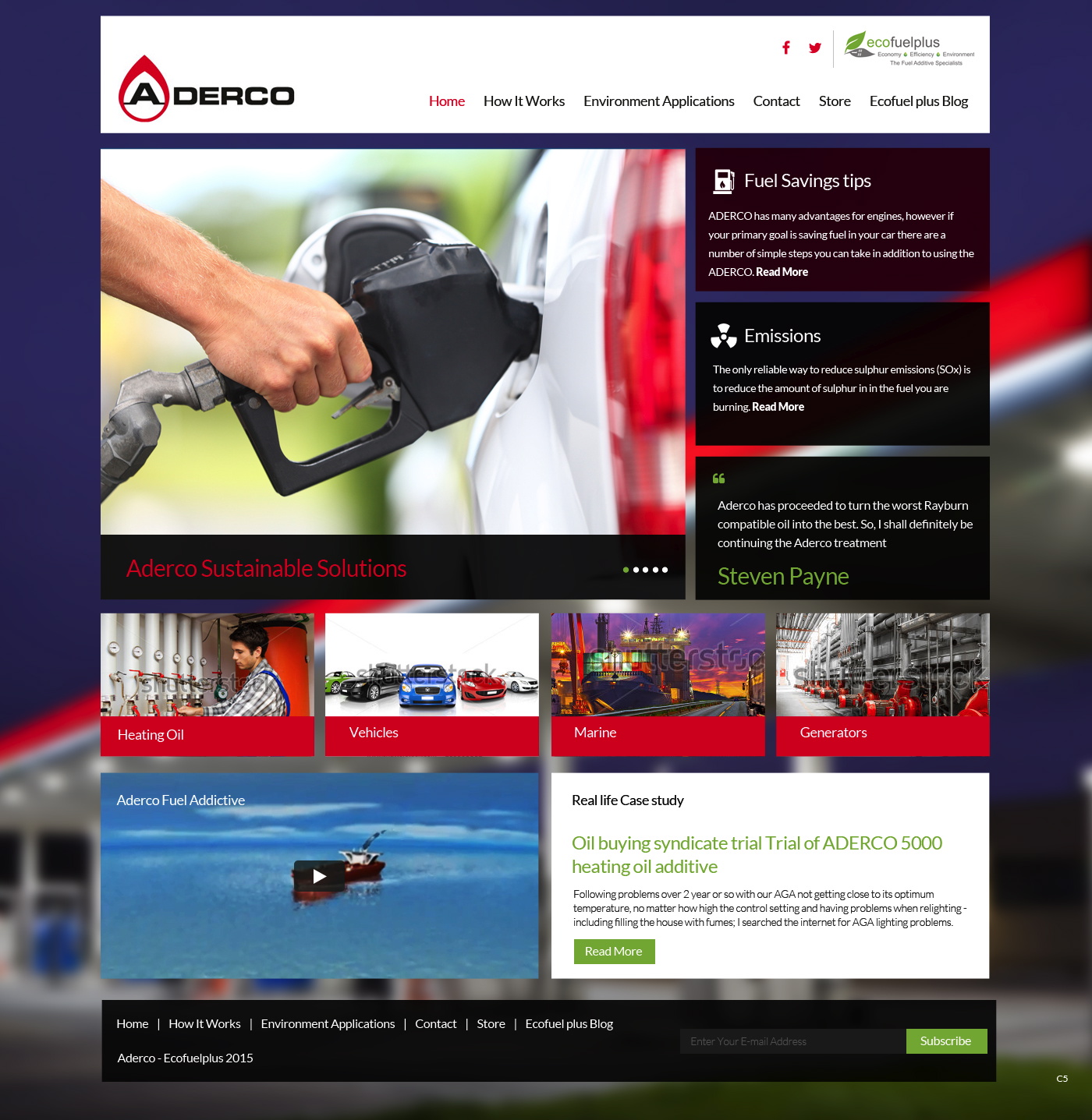 Wordpress Design by pb for Eco Fuel Plus Limited | Design #5581146