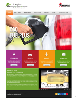 Wordpress Design by pb for Eco Fuel Plus Limited | Design: #5581161