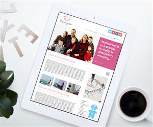 Mock up Blog Design for midwife that works in a hospital setting  | Web-Design von z a n a