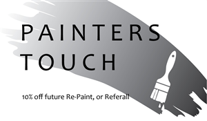 Business Card Design by Amy Dawson - Design for Painters Touch | Design: #5583767