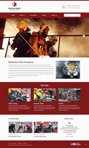 Wordpress Design by pb for Tapestry Productions Inc | Design: #5599747