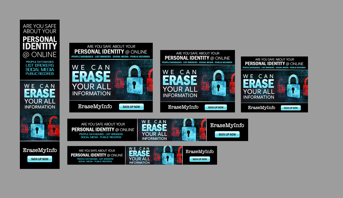 Masculine Conservative Internet Banner Ad Design For A Company