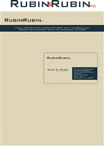 Stationery Design by SiddKidd for Rubin & Rubin, P.C. | Design: #8151