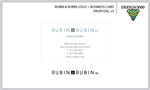 Stationery Design by DEZIGN 3000 for Rubin & Rubin, P.C. | Design #8096