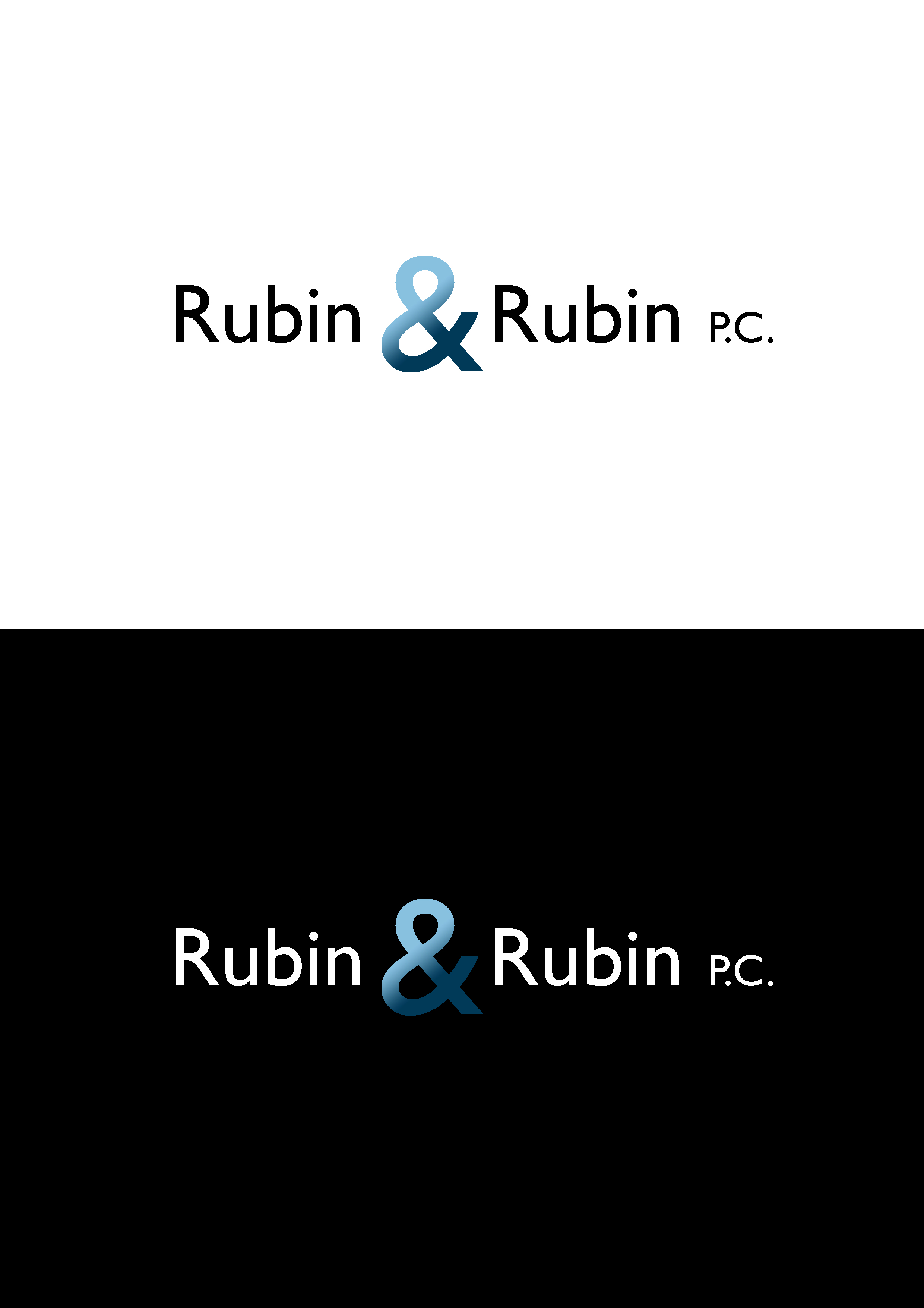 Stationery Design by Private profile for Rubin & Rubin, P.C. | Design #7989