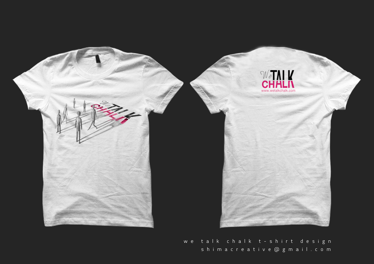 T-shirt Design by dongkrak studio for We Talk Chalk | Design #5588827