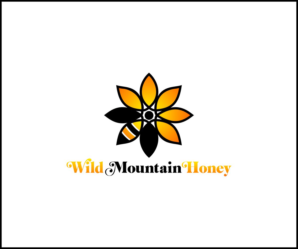 Logo Design by Dediu Andrei for Wild Mountain Honey | Design: #1626410
