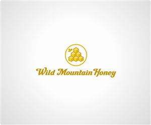 Logo Design by SM Makes Stuff for Wild Mountain Honey | Design: #1537855