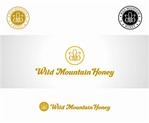 Logo Design by SM Makes Stuff for Wild Mountain Honey | Design: #1562683