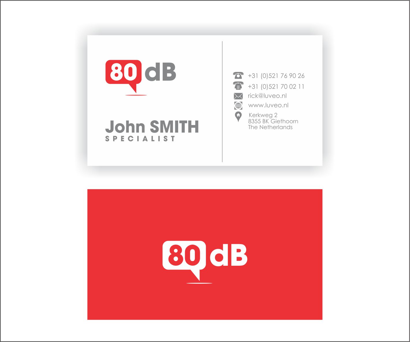 Logo Design by stranger for 80 dB Communications | Design #5632297