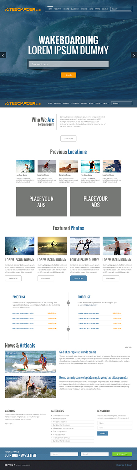 Web Design by iLibart for this project | Design #5599924