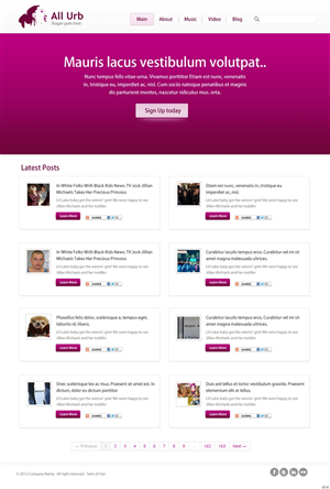 Web Design by pb for FCG Media | Design: #1538761
