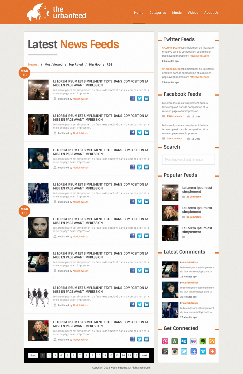 Web Design by OM for FCG Media | Design #1554712