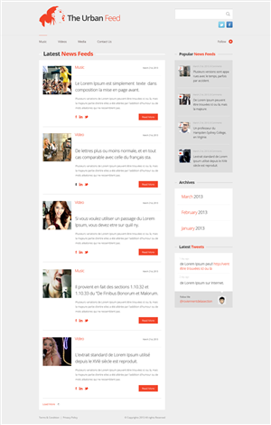 Web Design by OM for FCG Media | Design: #1558519