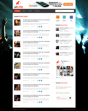 Web Design by OM for FCG Media | Design: #1562395
