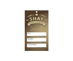 Antique Booth hang tag design | Design de Carte de Visite par Kejo87