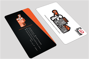 Bright, Fun and hard to forget home inspection business card. | Business Card Design by Riz'