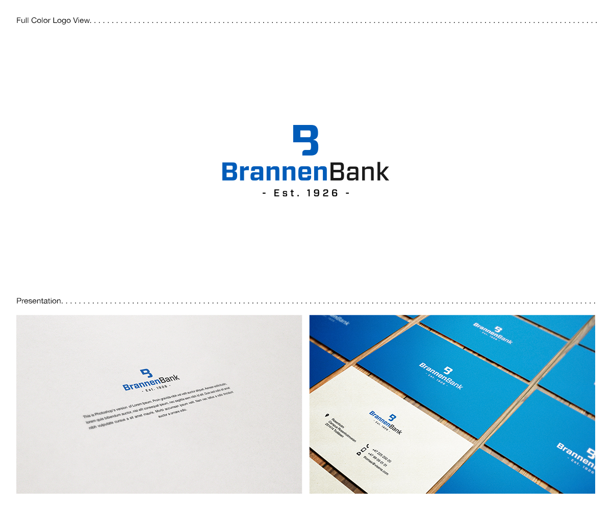 Logo Design by VisualFlava for Brannen Bank | Design #5612577