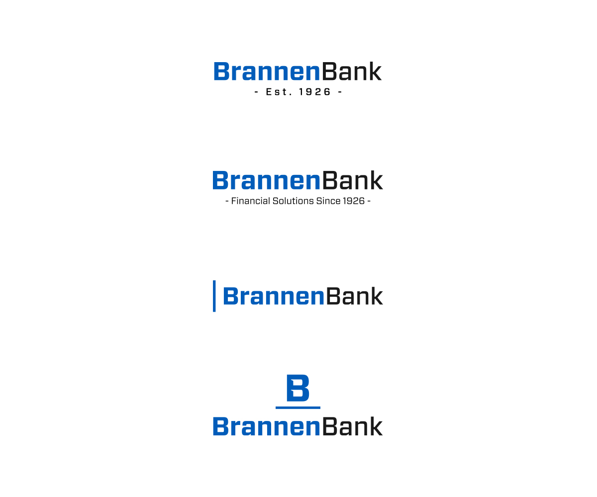 Logo Design by VisualFlava for Brannen Bank | Design #5656712