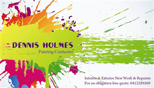 Business Card Design by TS Designs for dbholmes@optusnet.com.au | Design: #1536608