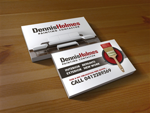 Business Card Design by John Mares for dbholmes@optusnet.com.au | Design #1537850