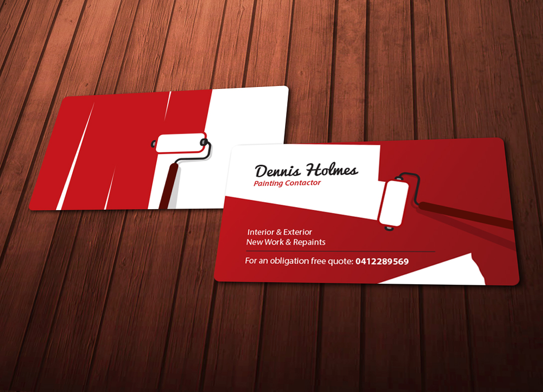 Business Card Design by Chere for dbholmes@optusnet.com.au | Design #1537200