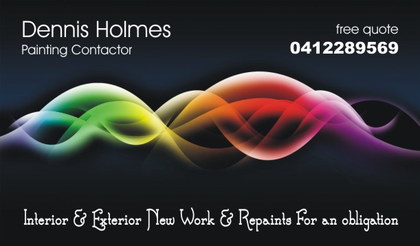Business Card Design by Designplus for dbholmes@optusnet.com.au | Design #1535647