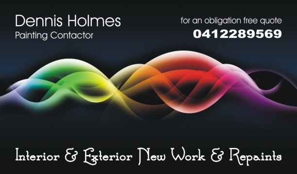 Business Card Design by Designplus for dbholmes@optusnet.com.au | Design #1538898