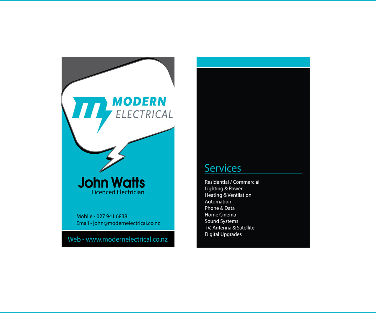 Visitenkarten-Design von Zalo für Modern Industries Limited | Design #1541186