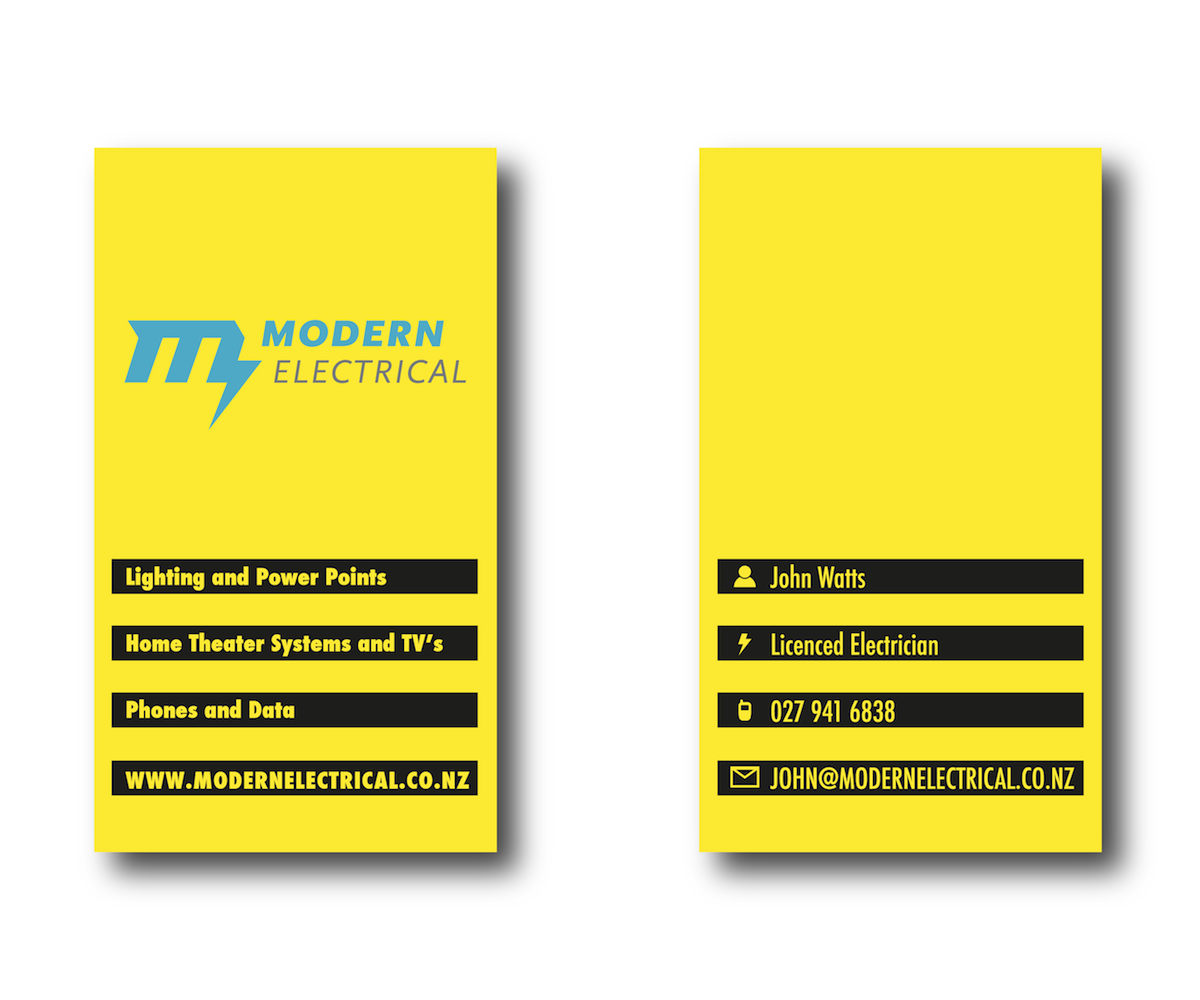 Business Card Design by Miguel Pamplona for Modern Industries Limited | Design #1537186