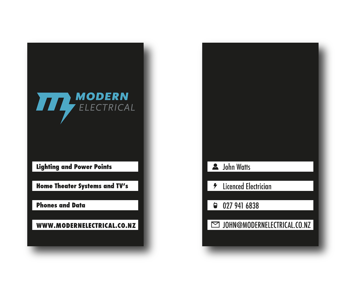 Visitenkarten-Design von Miguel Pamplona für Modern Industries Limited | Design #1537223