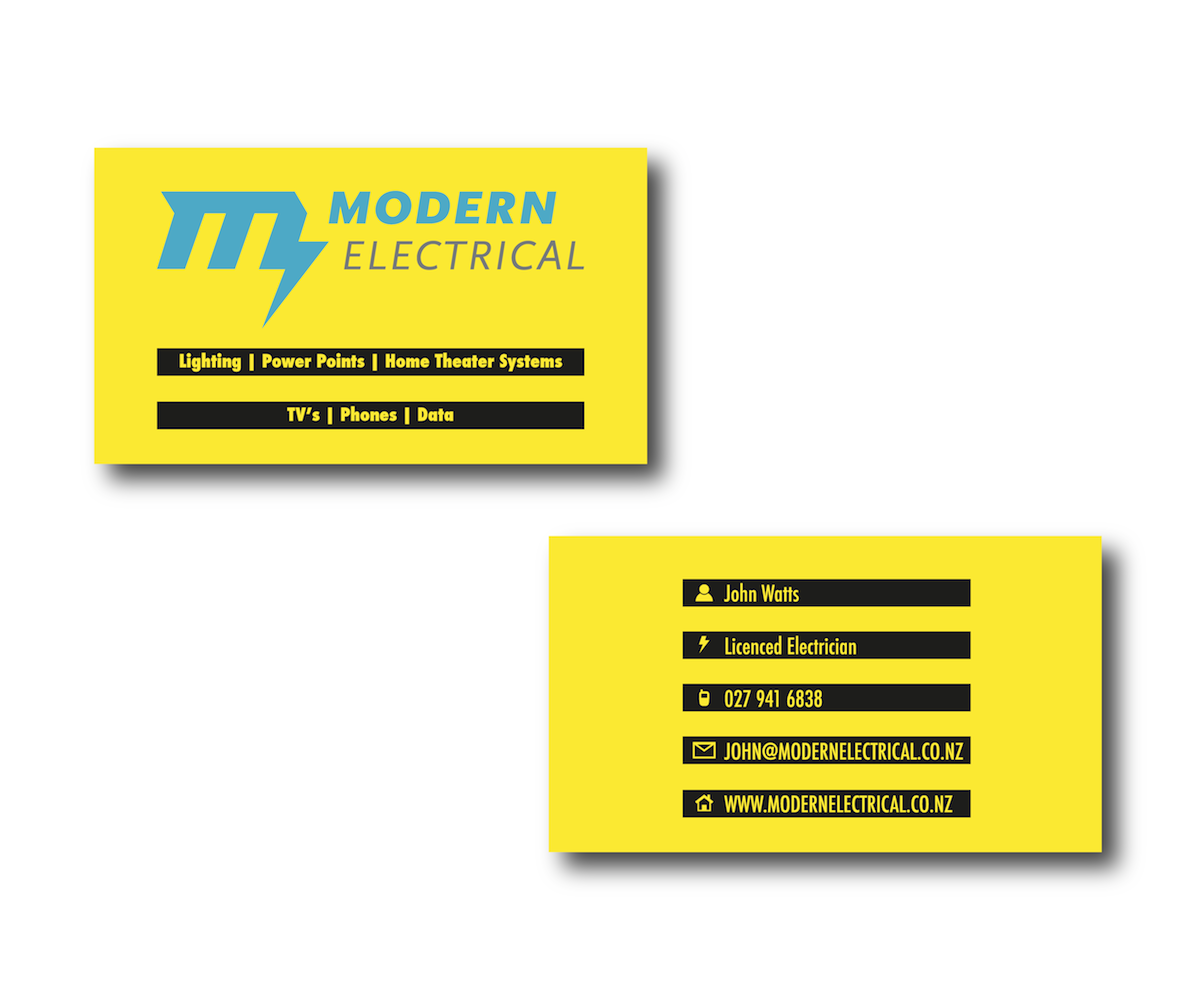 Visitenkarten-Design von Miguel Pamplona für Modern Industries Limited | Design #1537224