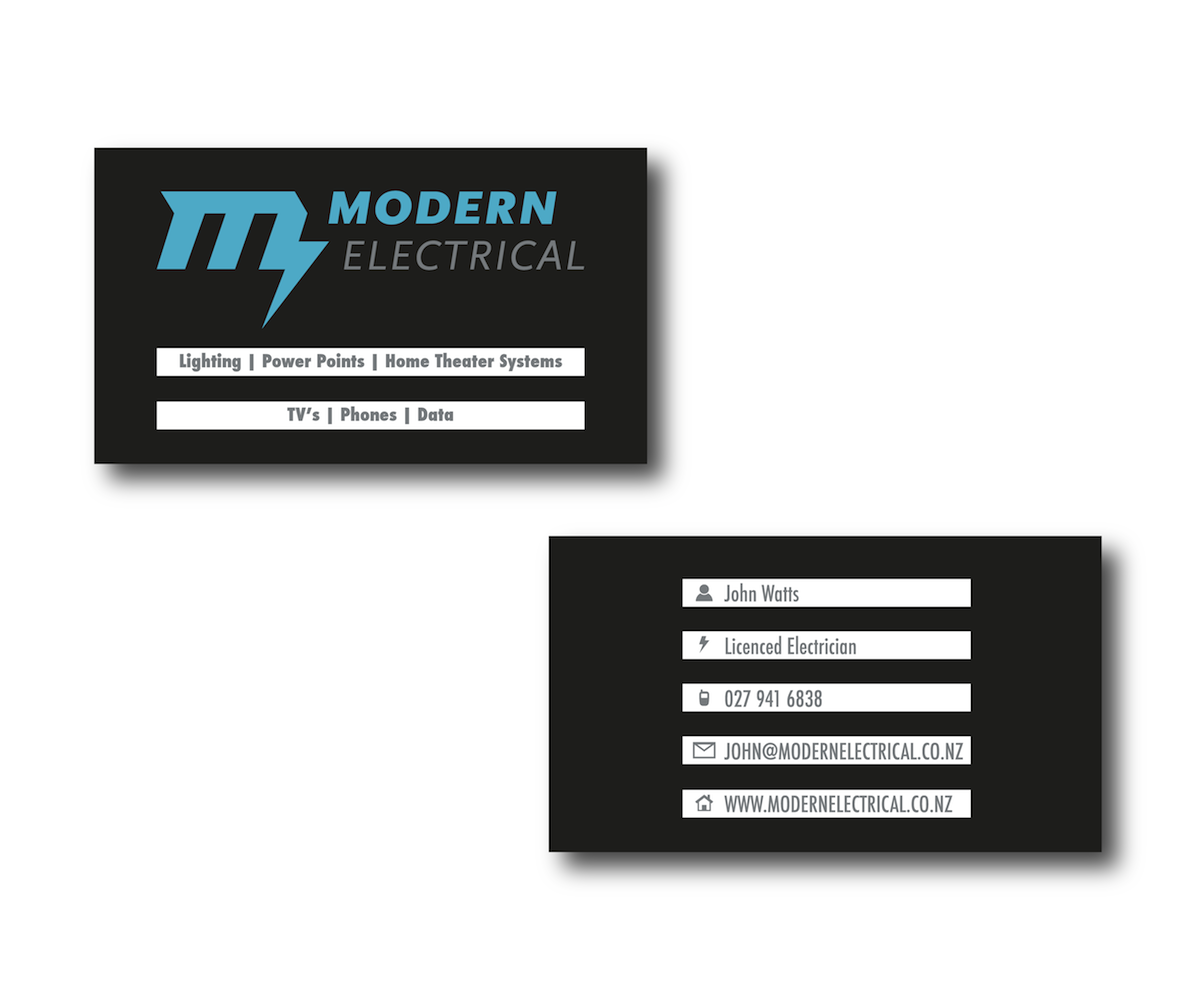 Business Card Design by Miguel Pamplona for Modern Industries Limited | Design #1537228