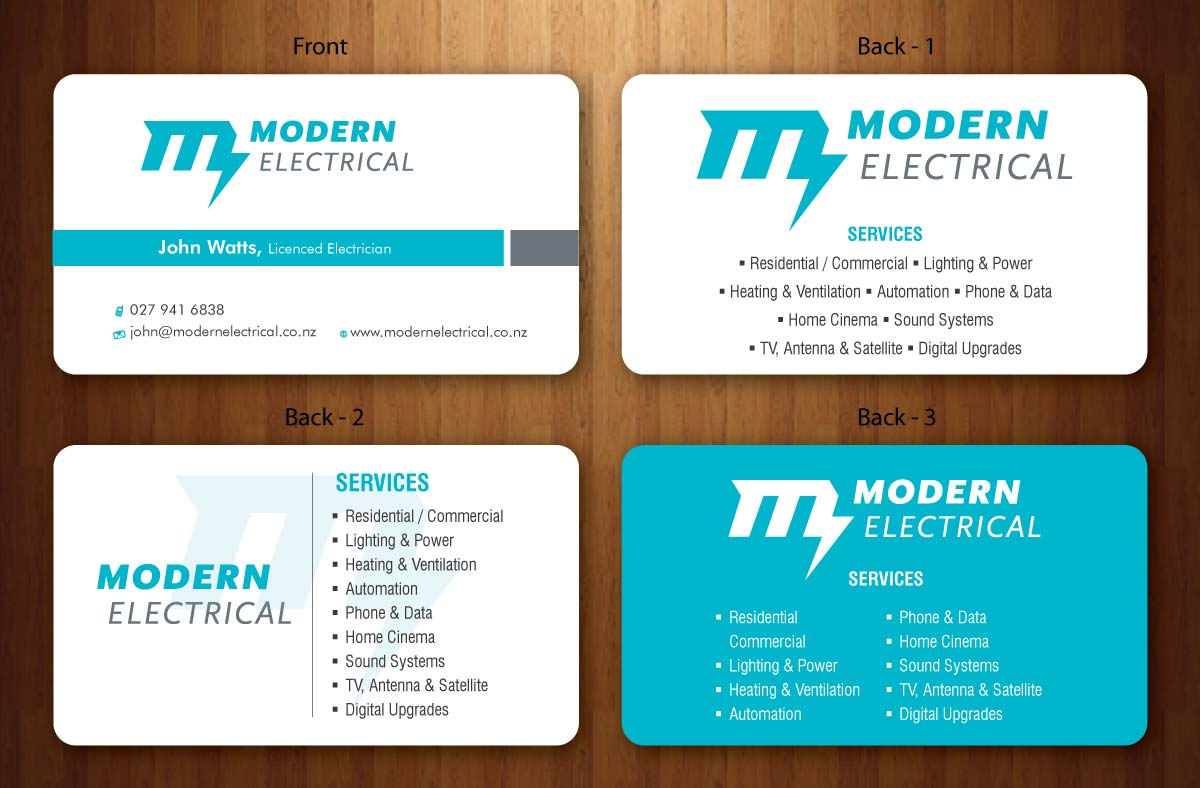 Visitenkarten-Design von Sbss für Modern Industries Limited | Design #1535839