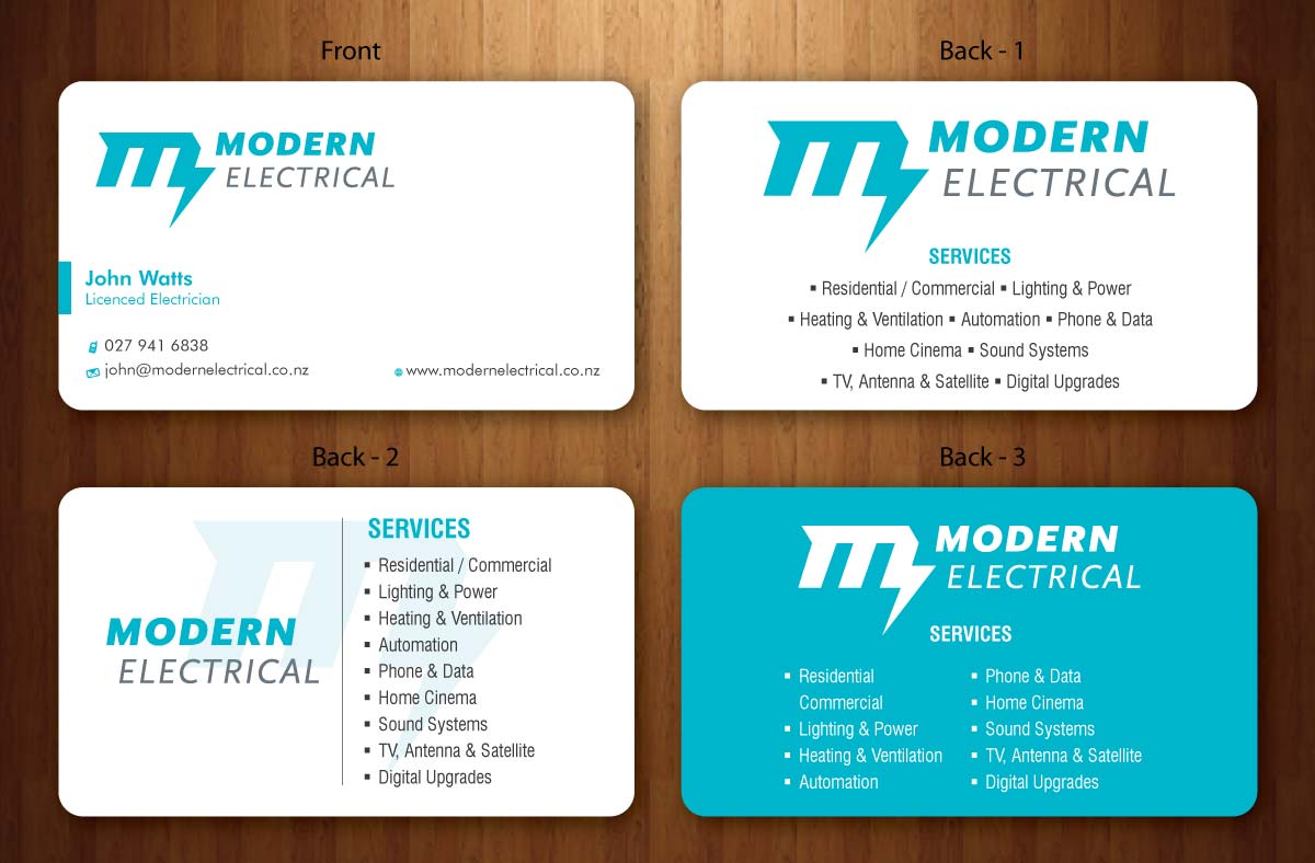 Business Card Design by Sbss for Modern Industries Limited | Design #1535842