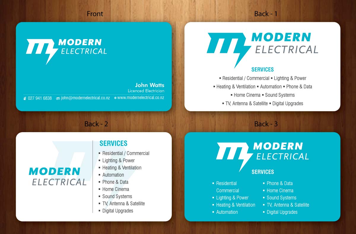 Business Card Design by Sbss for Modern Industries Limited | Design #1535847