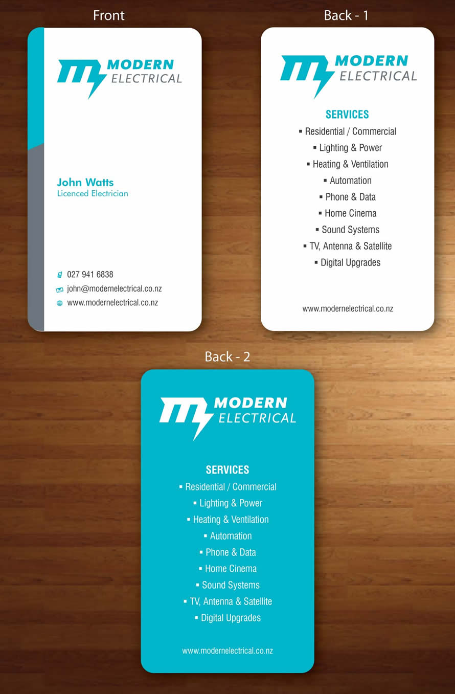 Visitenkarten-Design von Sbss für Modern Industries Limited | Design #1535855