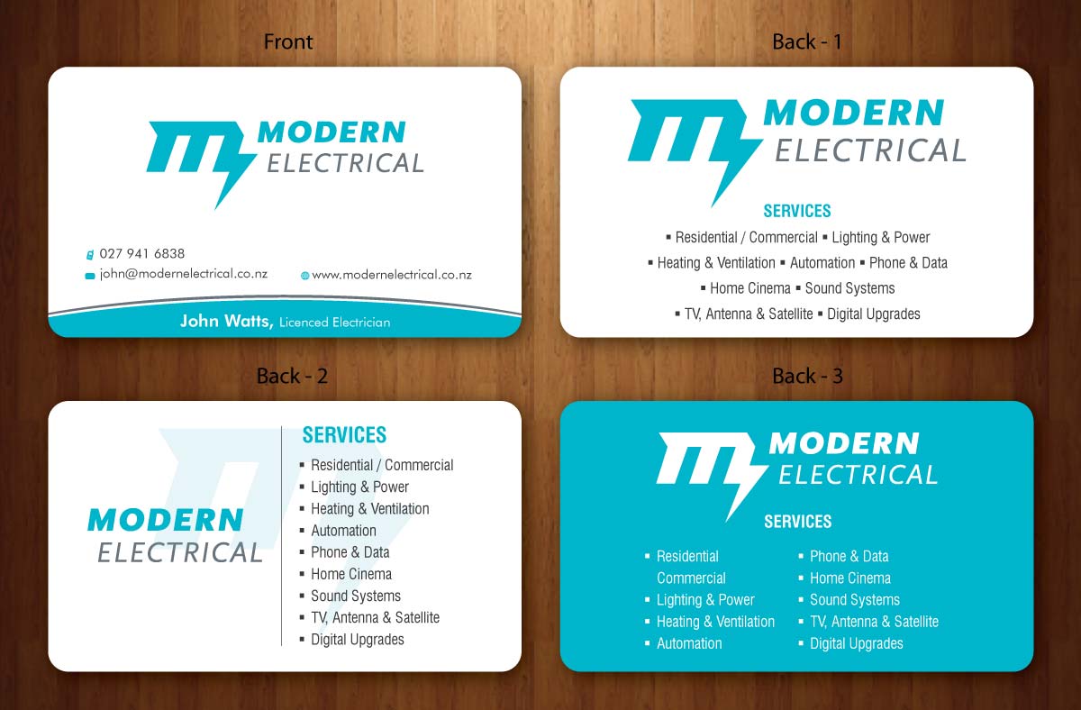 Visitenkarten-Design von Sbss für Modern Industries Limited | Design #1535861